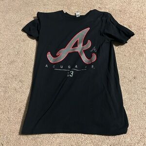 Men's Atlanta Braves Ronald Acuña Jr Tshirt Size Small